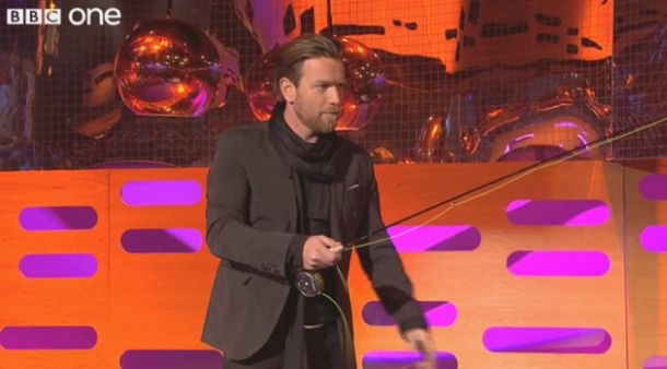 VIDEO: Ewan McGregor fly casting